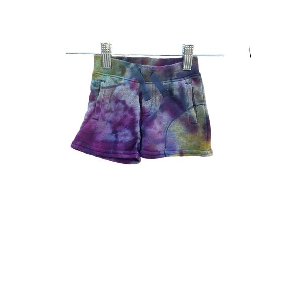 Tie Dye Baby Shorts | Baby Shorts | Geode Tie - Reverse Dye / Ice Dye - Picture 1 of 2